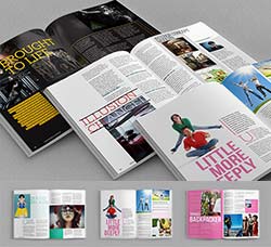 indesign模板－商业杂志(通用型)：Multipurpose Magazine InDesign Template
